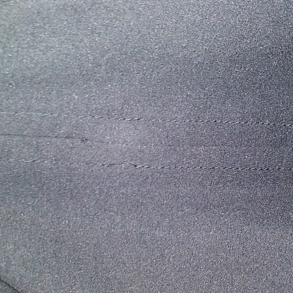 Trina Turk Black Sleeveless Leather Poly Blend Dress - Picture 9 of 9